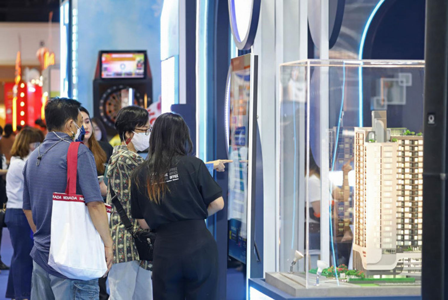 Property buyers check out deals at the 45th House and Condo fair held in March last year at the Queen Sirikit National Convention Center.